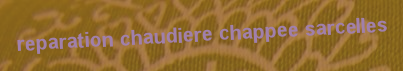 Reparation chaudiere Chappee Sarcelles
